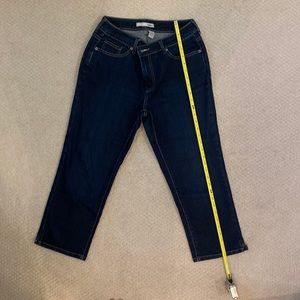 Chico’s Grayson M Crop Platinum Denim- Size 1
